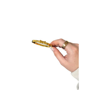 Women's Kate Spade Gold Bow Bangle Bracelet One Size